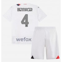 AC Milan Ismael Bennacer #4 Bortedraktsett Barn 2023-24 Kortermet (+ Korte bukser)